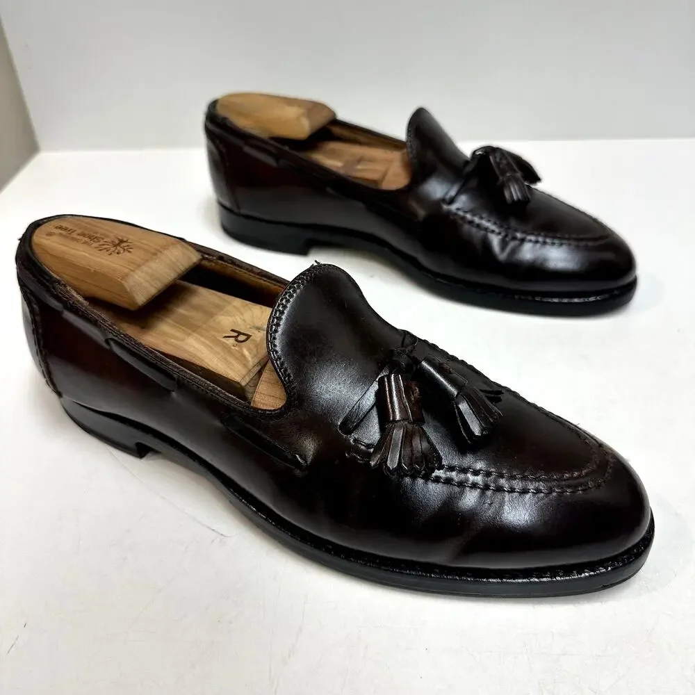 RESOLED Alden x Brooks Brothers 772 Color 8 Shell Cordovan Tassel Loafer 8 D